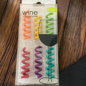 NIB wine stem charms/grips